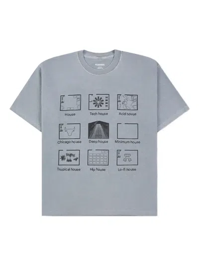 Pleasures House Blend T-shirt In Gray