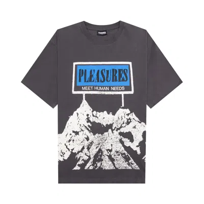 Pre-owned Pleasures Human Needs Heavyweight Shirt 'grey' | Men's Size M In Gray
