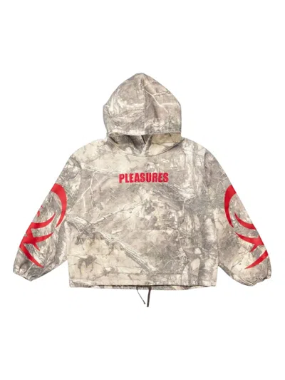 Pleasures Hunt Printed Hoodie In Multi