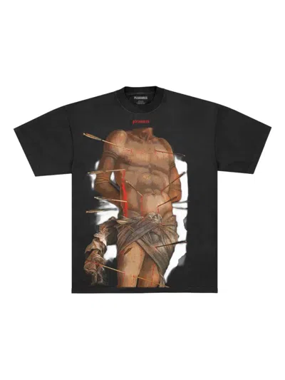 Pleasures Hurt Graphic T-shirt In Black