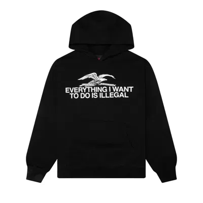 Pre-owned Pleasures Illegal Hoodie 'black' | Men's Size Xl