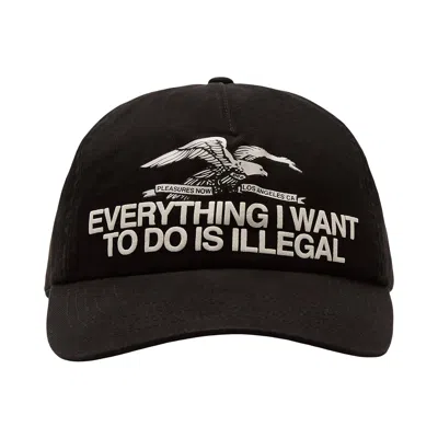Pre-owned Pleasures Illegal Snapback 'black' | Men's Size Onesize