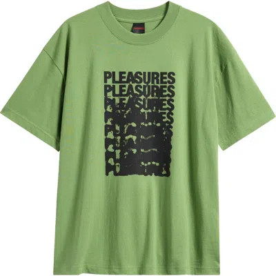 Pleasures Immolate Graphic T-shirt In Green
