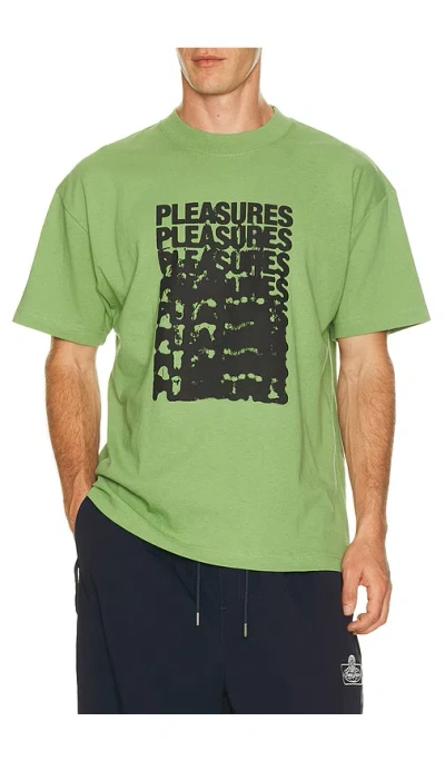 Pleasures Immolate T-shirt In Green