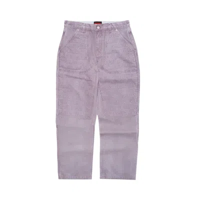 Pre-owned Pleasures Impact Double Knee Pants 'mauve' | Purple | Men's Size 34