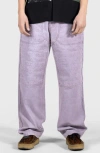 Pleasures Impact Double Knee Pants In Purple