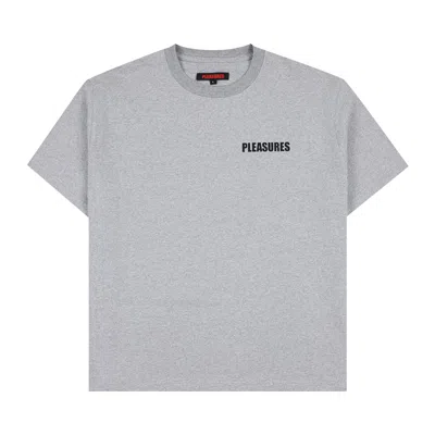Pre-owned Pleasures Impact Heavyweight Shirt 'grey' | Men's Size L In Gray