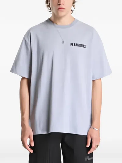 Pleasures Impact Logo-print T-shirt In Gray