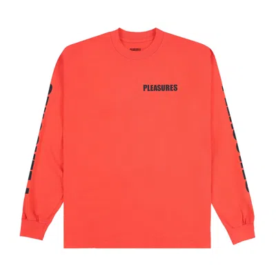 Pre-owned Pleasures Impact Staff Long-sleeve 'orange' | Men's Size L