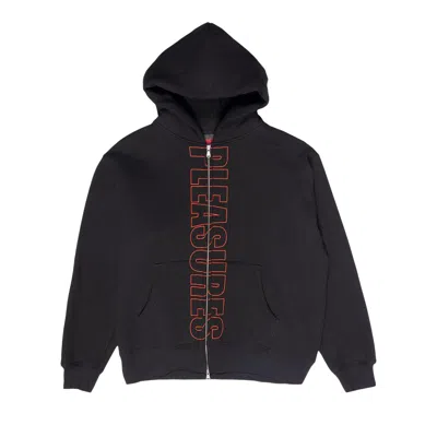 Pre-owned Pleasures Impact Zip Hoodie 'black' | Men's Size M