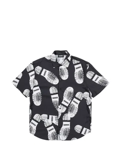 Pleasures Imprint Short-sleeve Shirt In Black