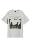 Pleasures Incognito Cotton Graphic T-shirt In White
