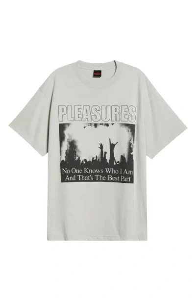 Pleasures Incognito Cotton Graphic T-shirt In White