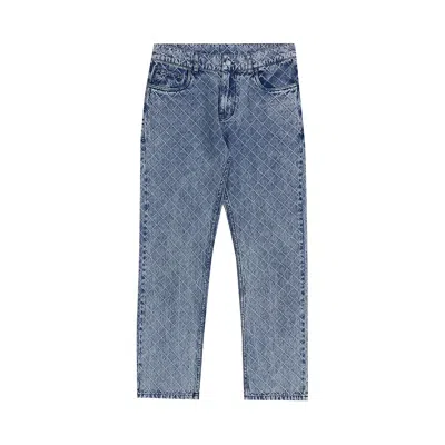 Pre-owned Pleasures Ingress 5 Pocket Pant 'washed Indigo' In Blue