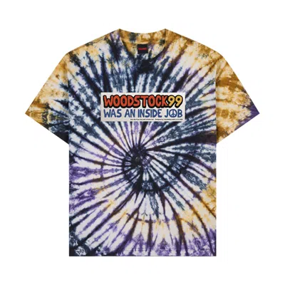 Pre-owned Pleasures Inside Job T-shirt 'tie-dye' | Multi-color | Men's Size L In Multicolor