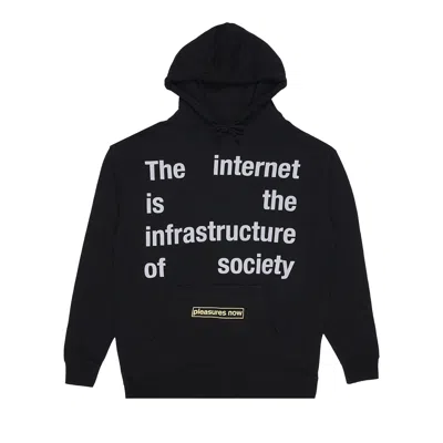 Pre-owned Pleasures Internet Hoodie 'black' | Men's Size S