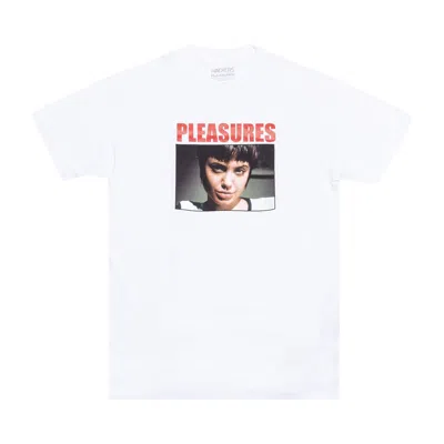 Pre-owned Pleasures Kate T-shirt 'white'