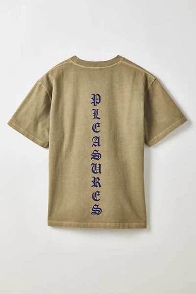 Pleasures Knight Graphic Tee In Tan, Men's At Urban Outfitters In Brown