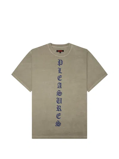 Pleasures Knight Overdye Shirt In Green