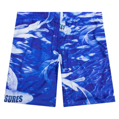 Pre-owned Pleasures Koi Mesh Shorts 'blue' | Men's Size S