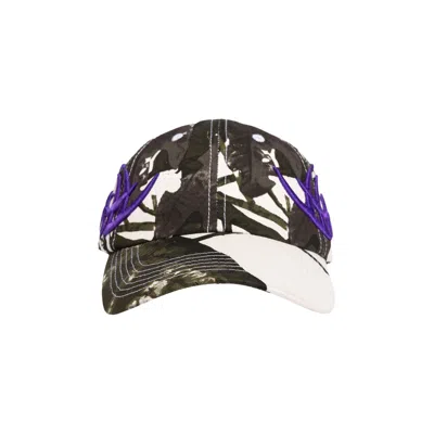Pre-owned Pleasures Lean Camo Hat 'snow' | White | Men's Size Onesize