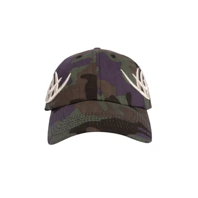 Pre-owned Pleasures Lean Camo Hat 'woodland' | Grey | Men's Size Onesize In Gray