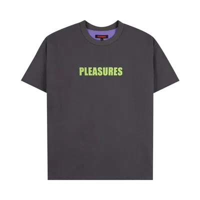 Pre-owned Pleasures Legal Reversible Heavyweight Shirt 'charcoal' In Grey