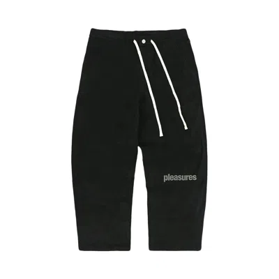 Pre-owned Pleasures Levy Corduroy Wide Pants 'black'