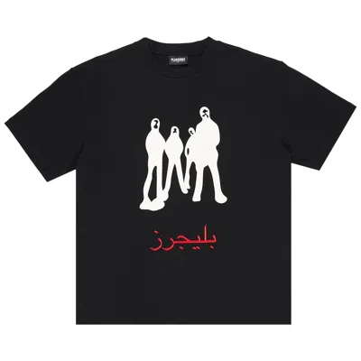 Pre-owned Pleasures Listen Heavyweight Shirt 'black' | Men's Size M