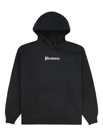 Pleasures Logo-embroidered Hoodie