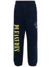Pleasures Logo-embroidered Track Pants In Blue