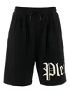 Pleasures Oe Wide Knit Drawstring Shorts In Black
