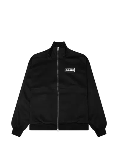 Pleasures Logo-patch Track Jacket In Black