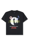 Pleasures Loud Music Cotton Graphic T-shirt In Black