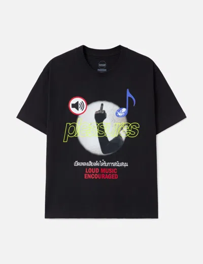 PLEASURES LOUD MUSIC T-SHIRT