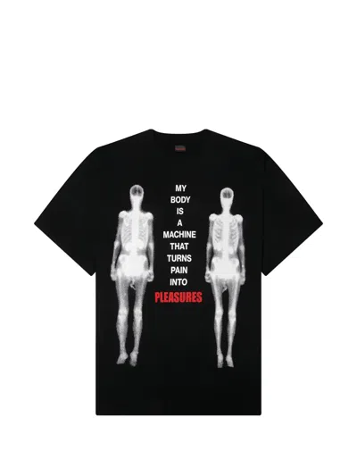 Pleasures Machine Graphic T-shirt In Black