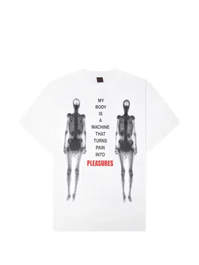 Pleasures Machine T-shirt In White
