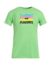 Pleasures Man T-shirt Lime Green Size Xl Cotton In Green