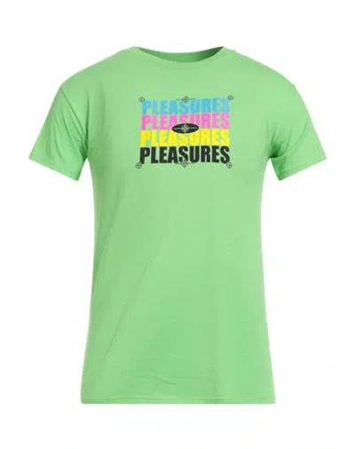 Pleasures Man T-shirt Lime Green Size Xl Cotton