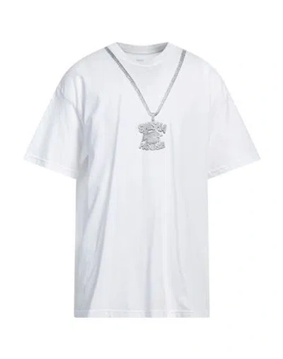 Pleasures Man T-shirt White Size Xl Cotton