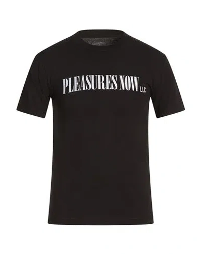 Pleasures Man T-shirt Black Size S Cotton