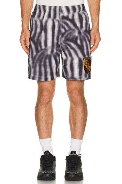 Pleasures Marble Active Shorts In Grey