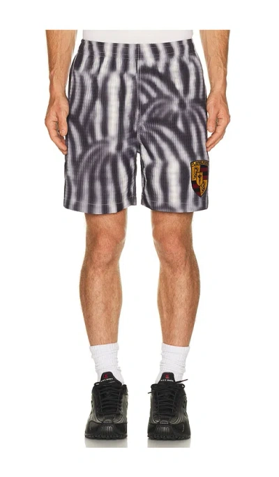 Pleasures Marble Active Shorts In Grey