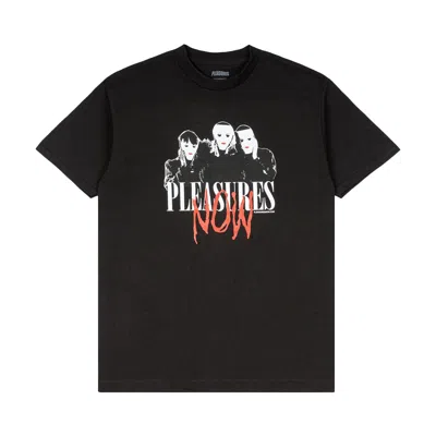 Pre-owned Pleasures Masks T-shirt 'black' | Men's Size L