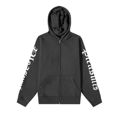 Pre-owned Pleasures Meditation Zip Hoodie 'black' | Men's Size M