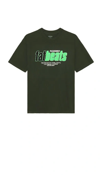Pleasures Melrose T-shirt In Ivy