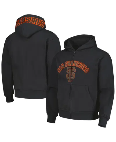 Pleasures Men's Black San Francisco Giants Opening Day Full-zip Hoodie
