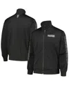 Pleasures Black New York Yankees Pitcher Full-zip Track Jacket In Black