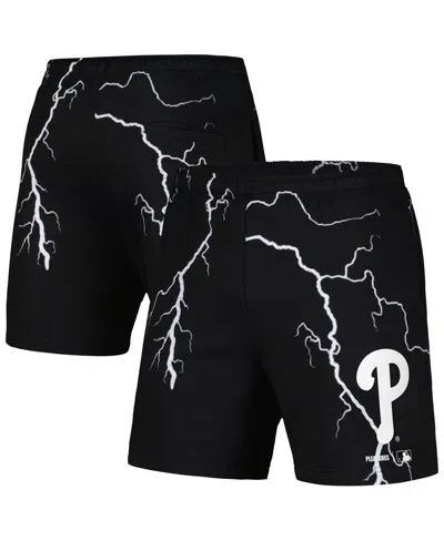 Pleasures Men's  Black Philadelphia Phillies Lightning Shorts