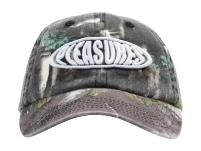 Pre-owned Pleasures Men's  Bubble Logo Polo Cap In Camo